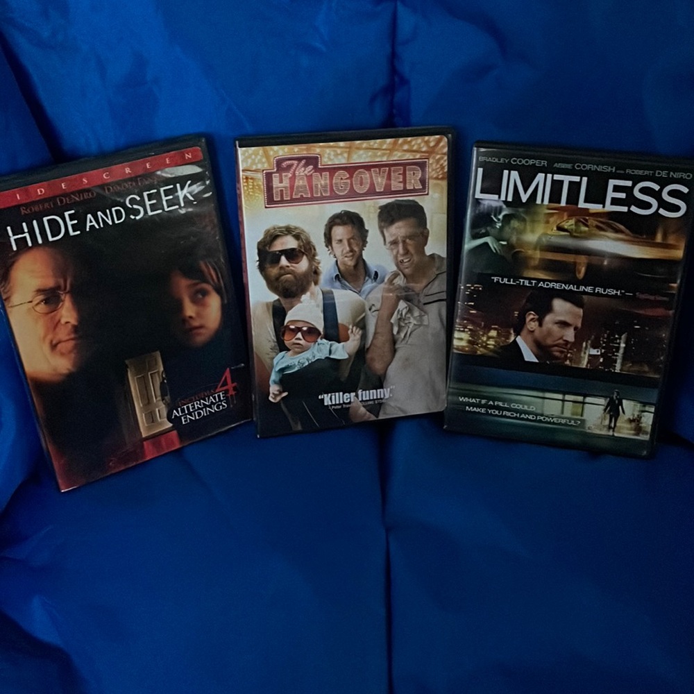 3 DVD’s movies